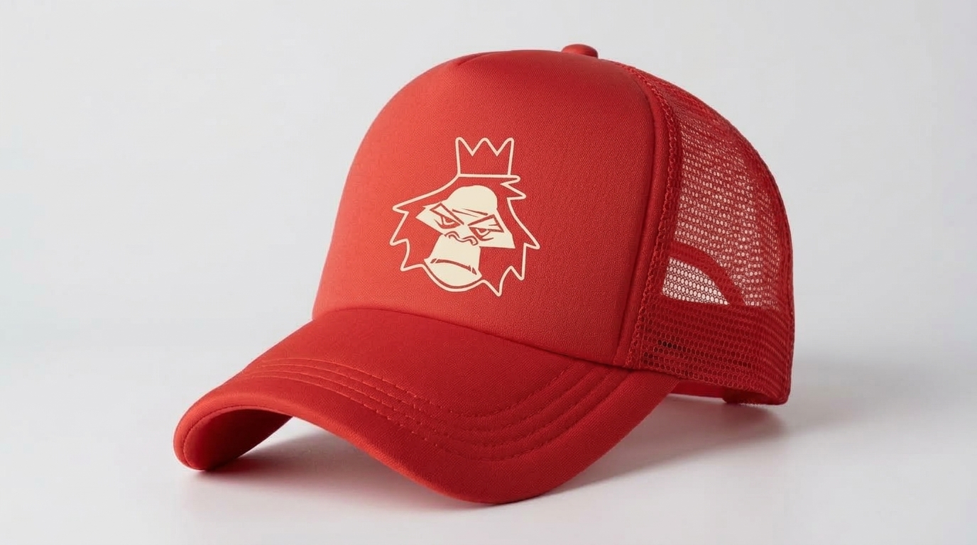 Straight Face Signature Net Cap